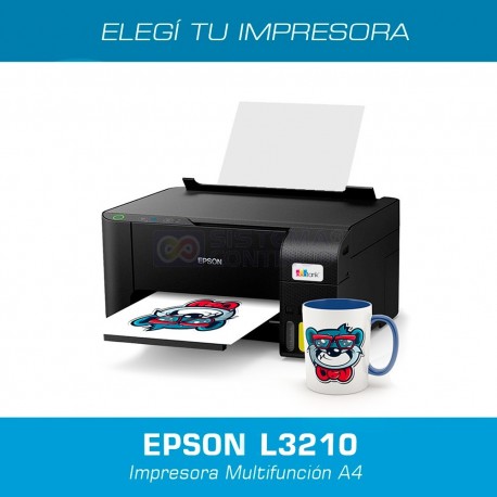 Combo Sublimación 9: Estampadora 5 en 1 30x38cm + Impresora Epson L3110