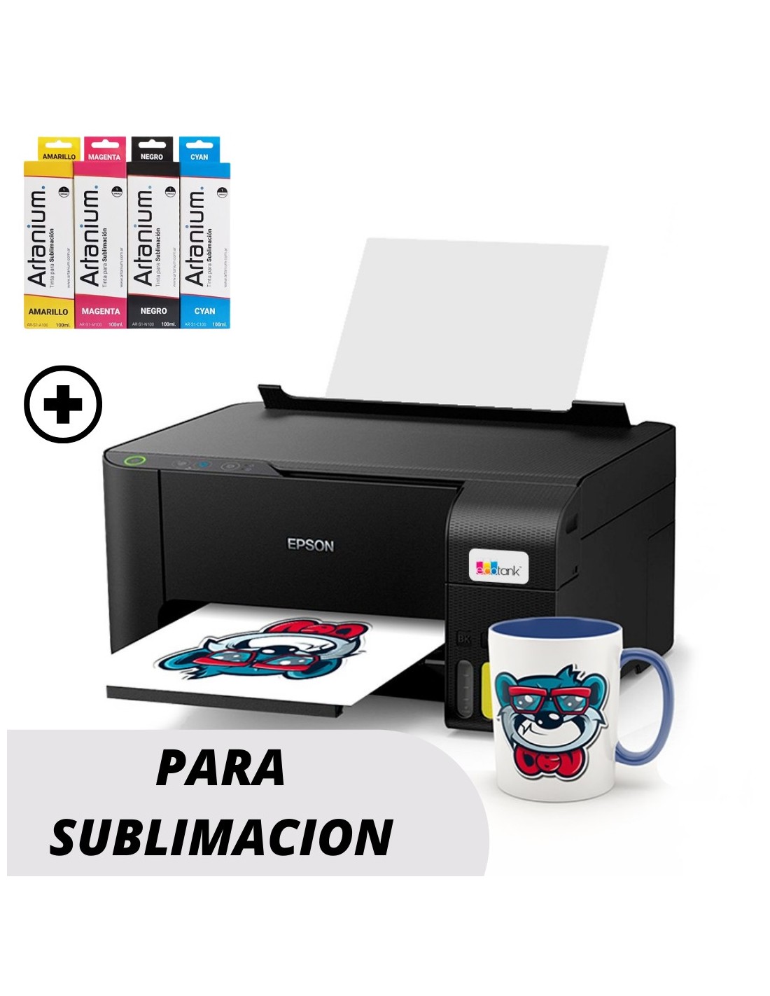 Impresora Multifunción Epson L3210 con Sistema PARA SUBLIMACION