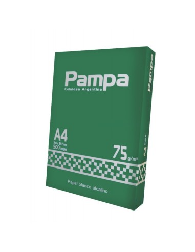 Papel Obra Pampa A4 75gr x500 Hojas