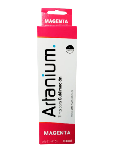 Tinta Sublimación Premium Artanium x 100cc
 Color-Magenta