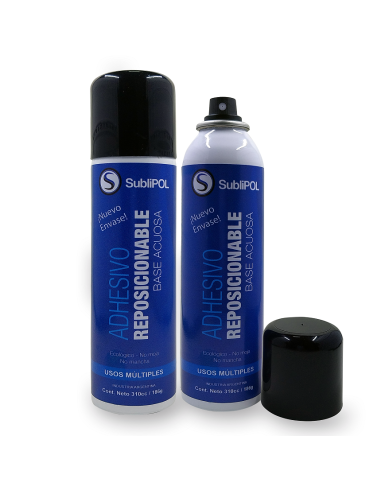 Adhesivo Reposicionable en Spray Sublipol-  NUEVO ENVASE