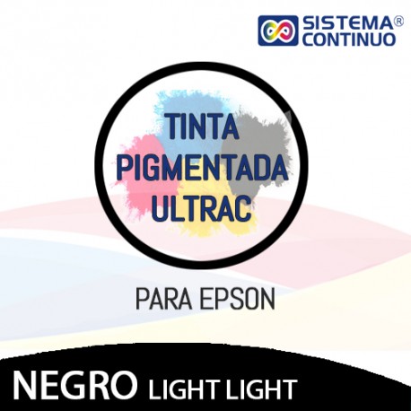 Tinta Pigmentada Ultrac Para Epson Negro light