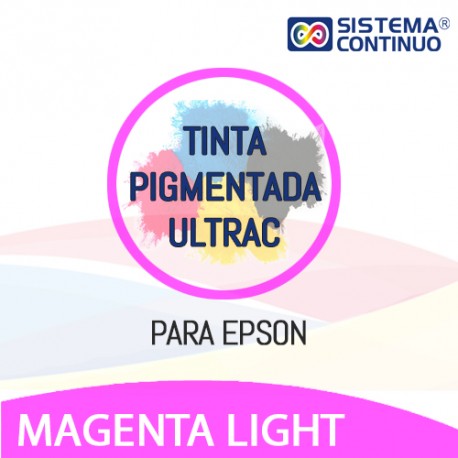 Tinta Pigmentada Ultrac Para Epson Magenta Light