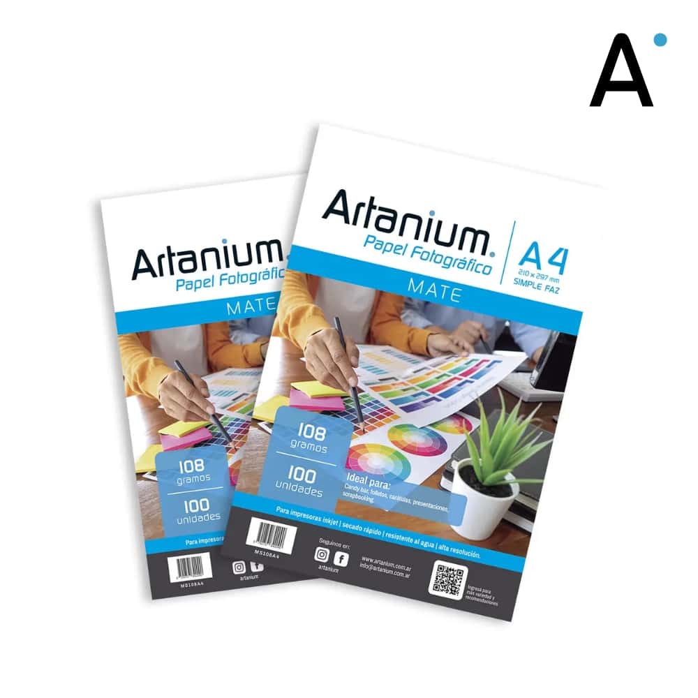 Papel Photo Matte 108gr A4 x100 Hojas
