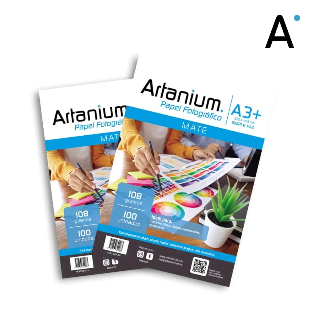 Papel Photo Matte 108gr A3+ x100 Hojas
