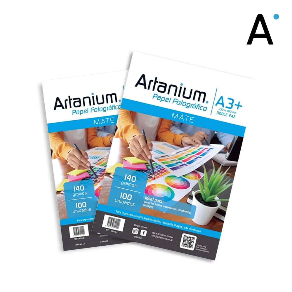 Papel Photo Matte 140gr Doble faz A3+ x100 Hojas