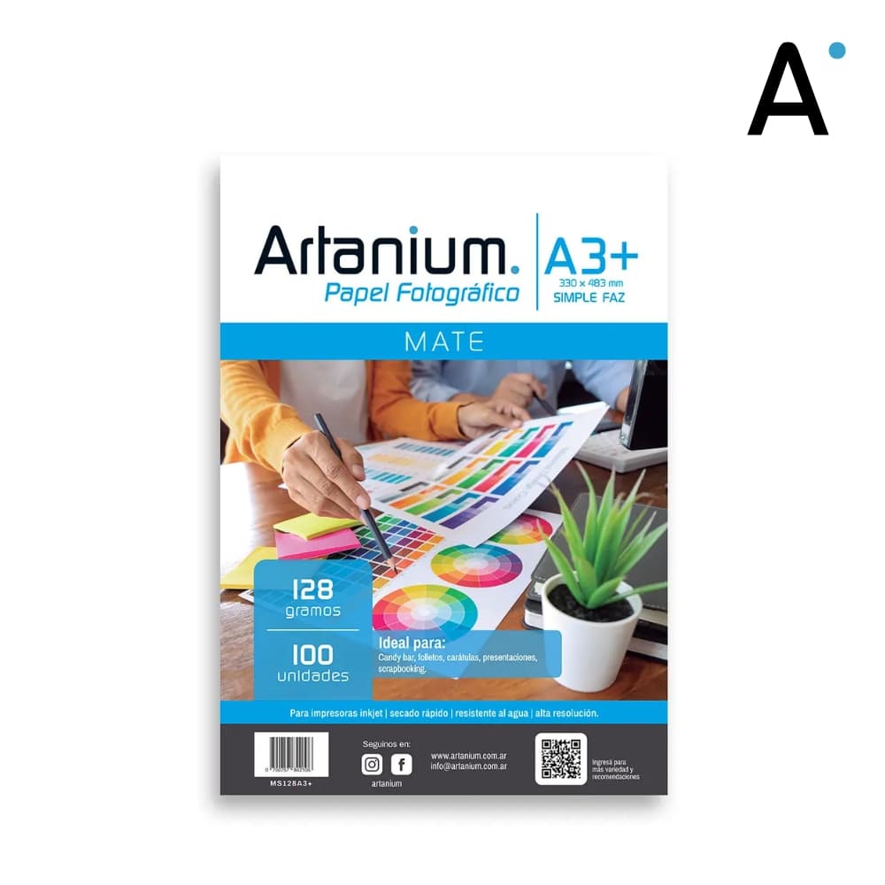 Papel Photo Matte 128gr A3+ x100 Hojas