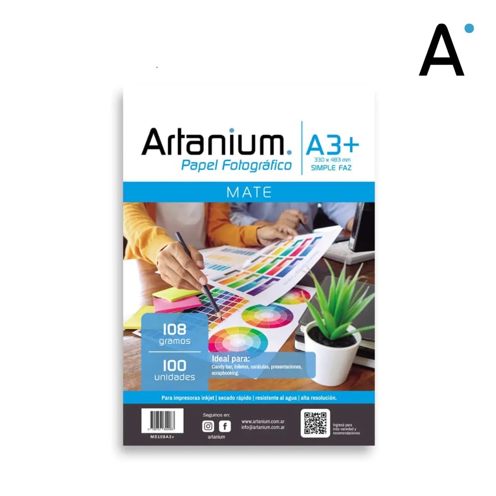 Papel Photo Matte 108gr A3+ x100 Hojas