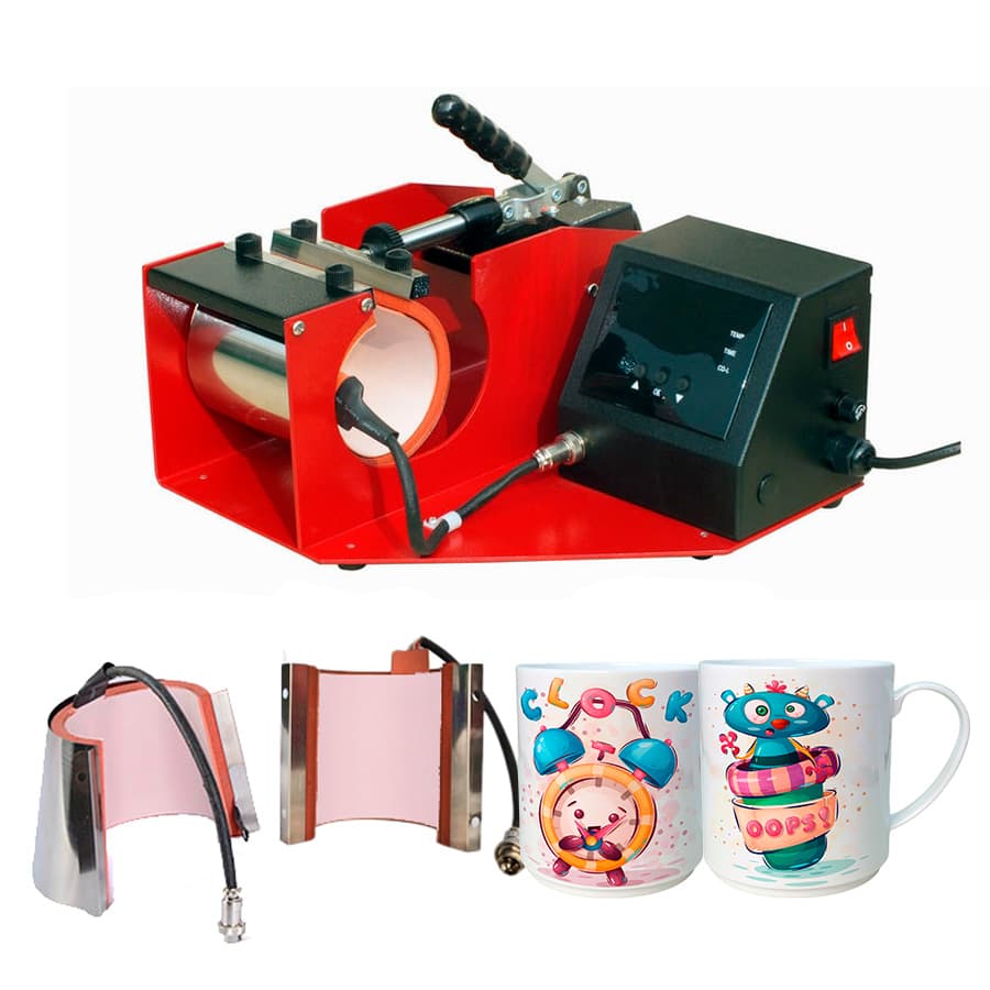 Estampadora de Tazas Recta Modelo M1 - 3 mordazas