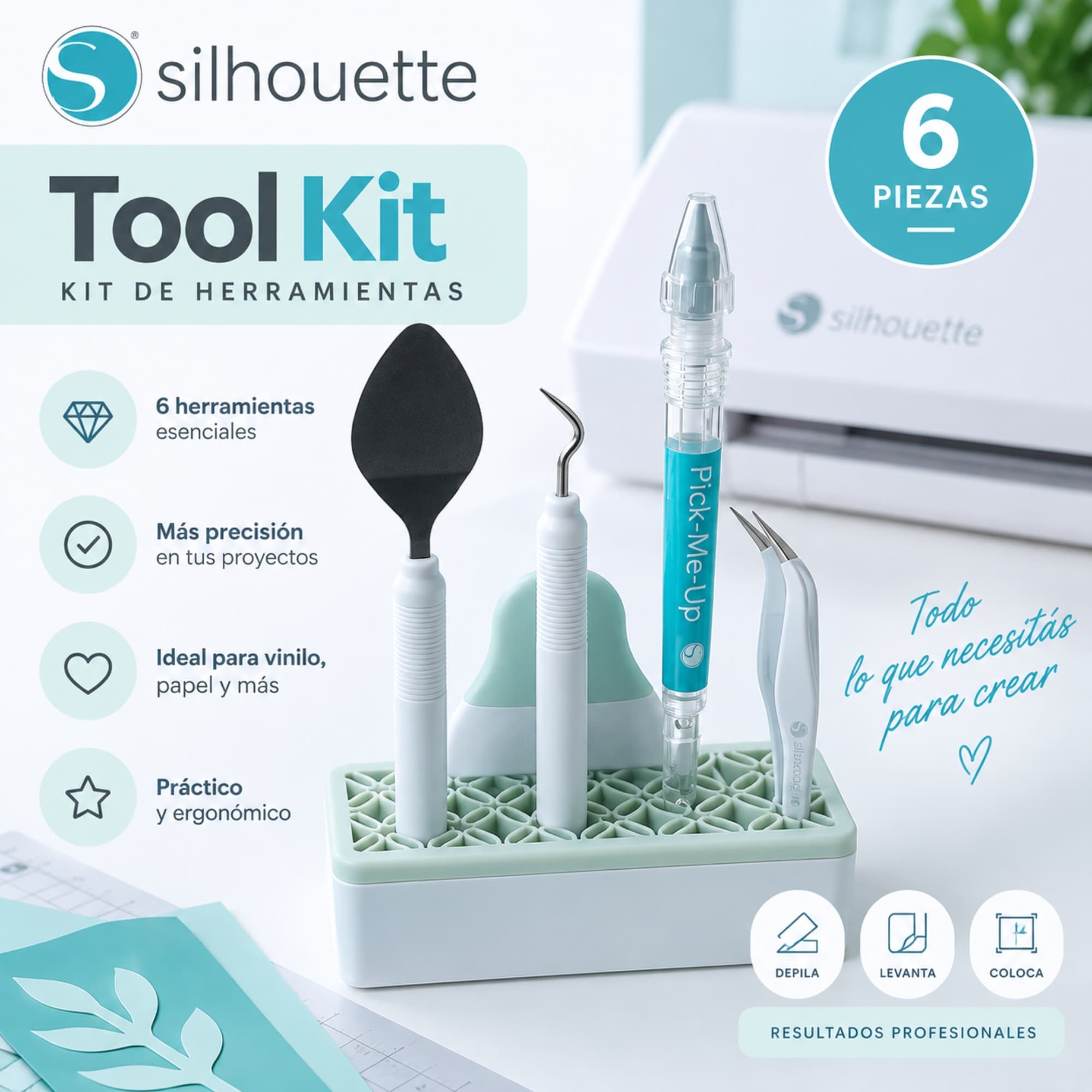 Kit de herramientas Silhouette con organizador