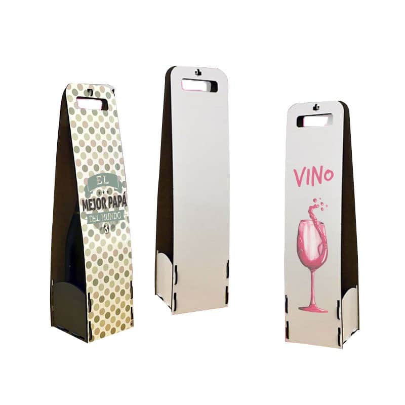Caja para vino Sublimable De Madera