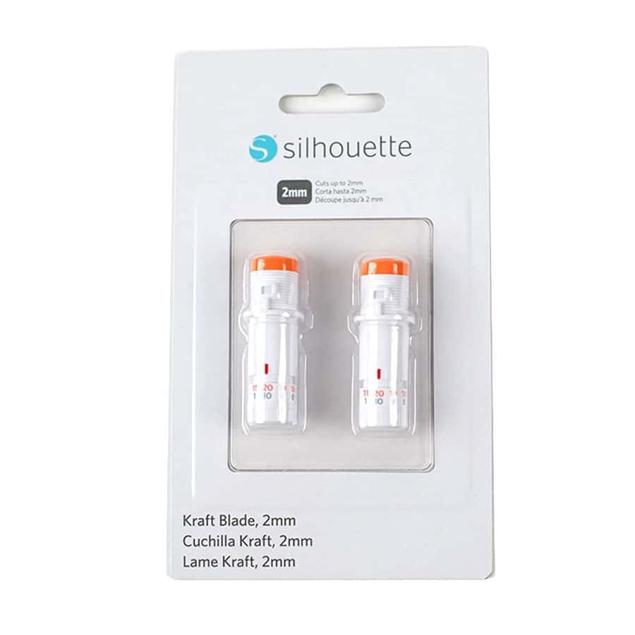 Cuchilla Kraft (2 unidades) Silhouette Cameo 2, 3, Y (4 con el adaptador)