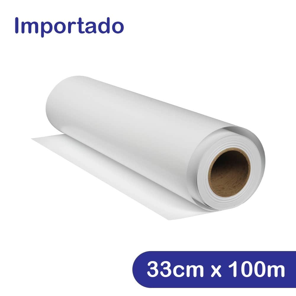 Rollo Papel Sublimacion Importado 100gr 33cm x 100mts