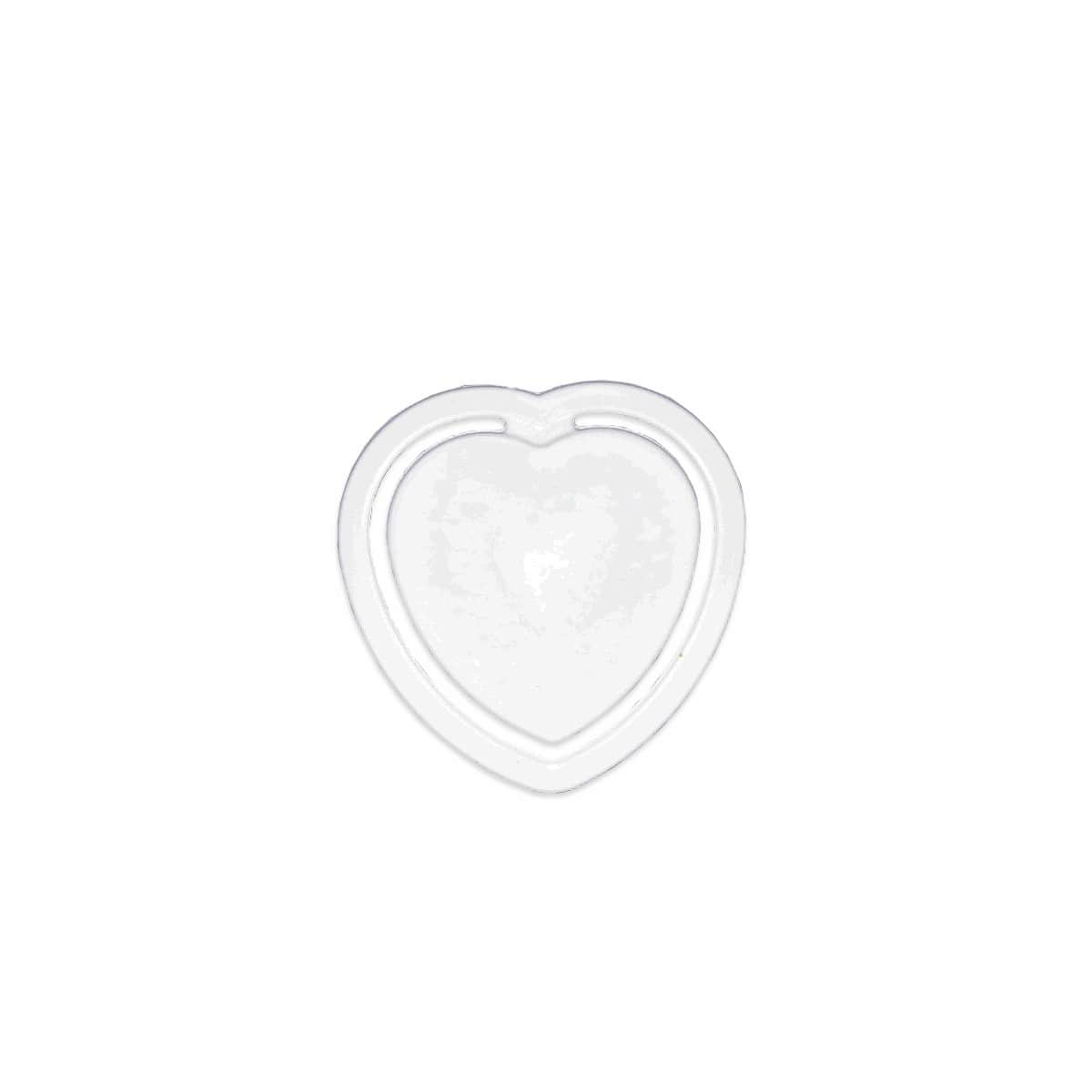 Clip Corazón Brillante 6,5 x 6,5cm x 50 unidades