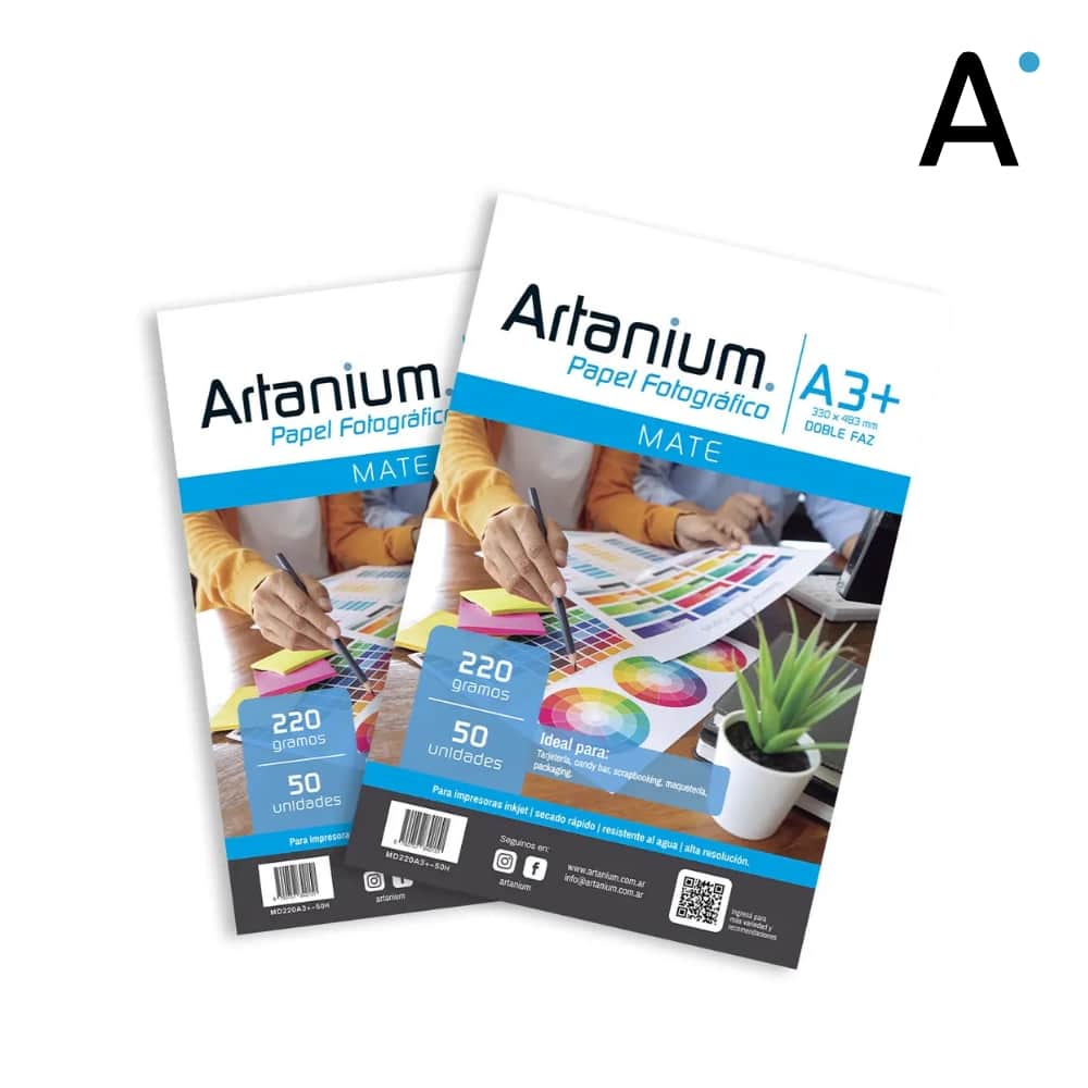 Papel Photo Matte 220gr Doble faz A3+ x50 Hojas