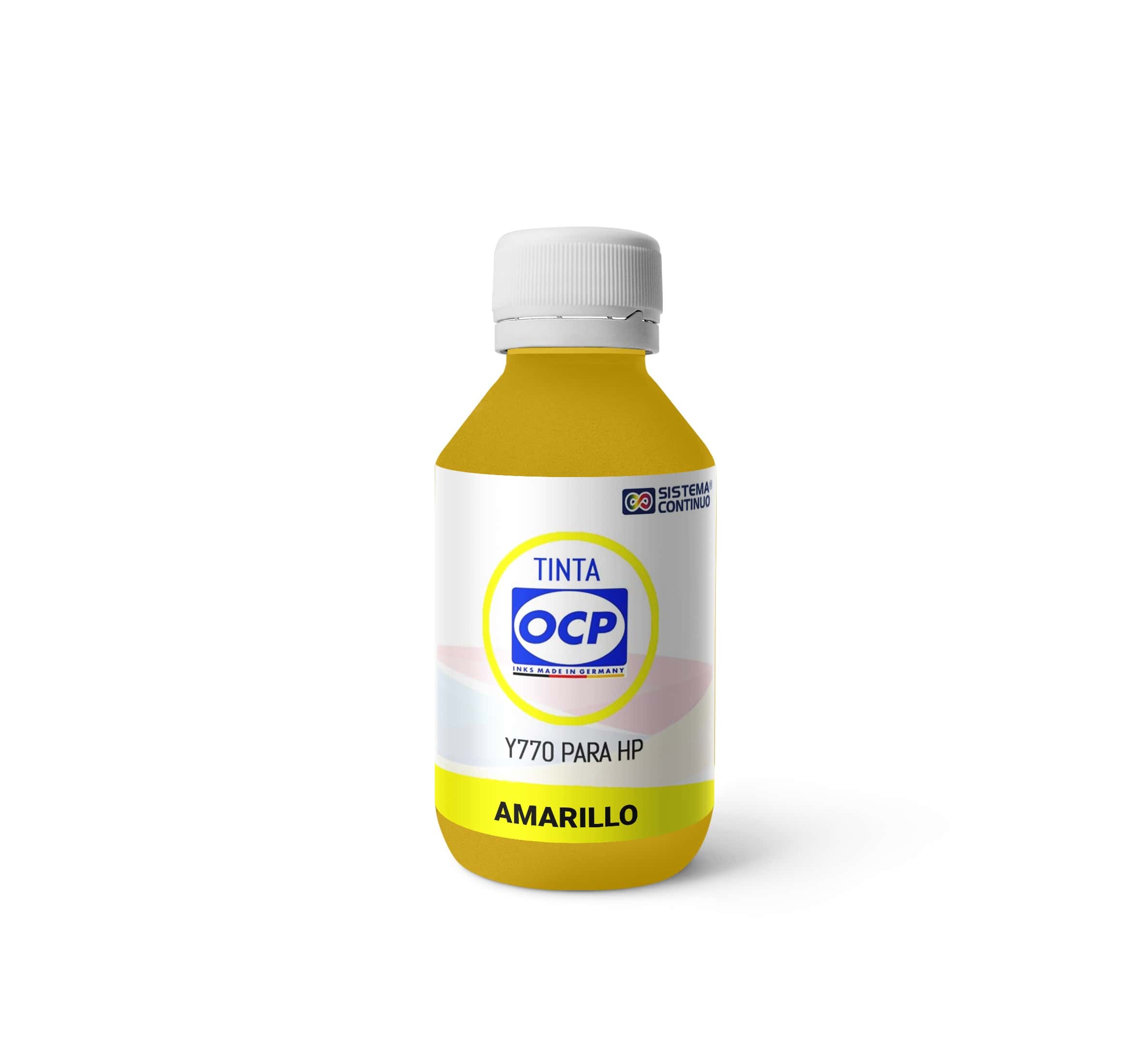 Tinta OCP Vivera Y770 Amarilla para HP