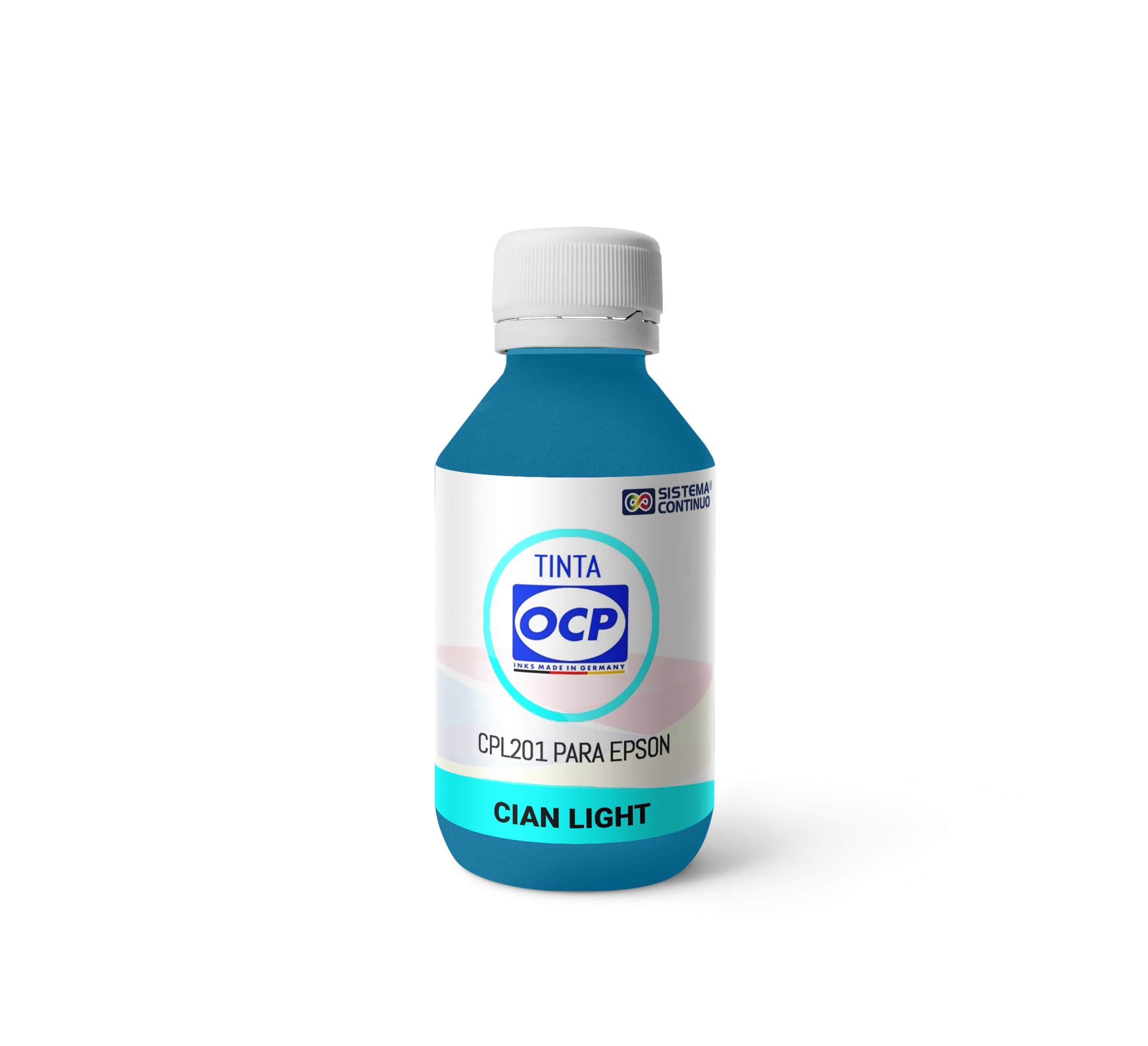 Tinta OCP Pigmentada CPL201 Cian Light para Epson