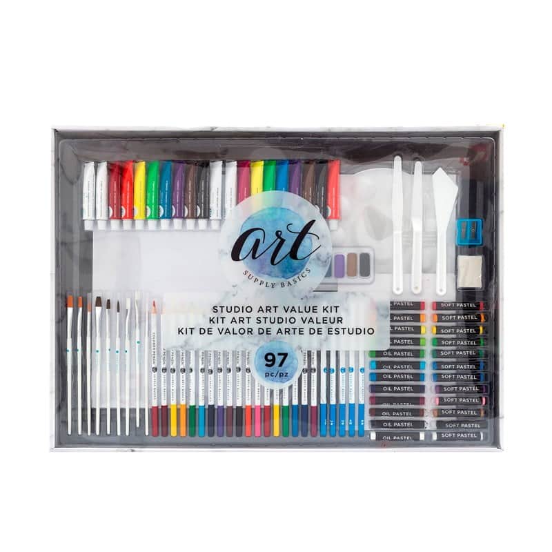 Kit estudio artísitco - 97 piezas. WR