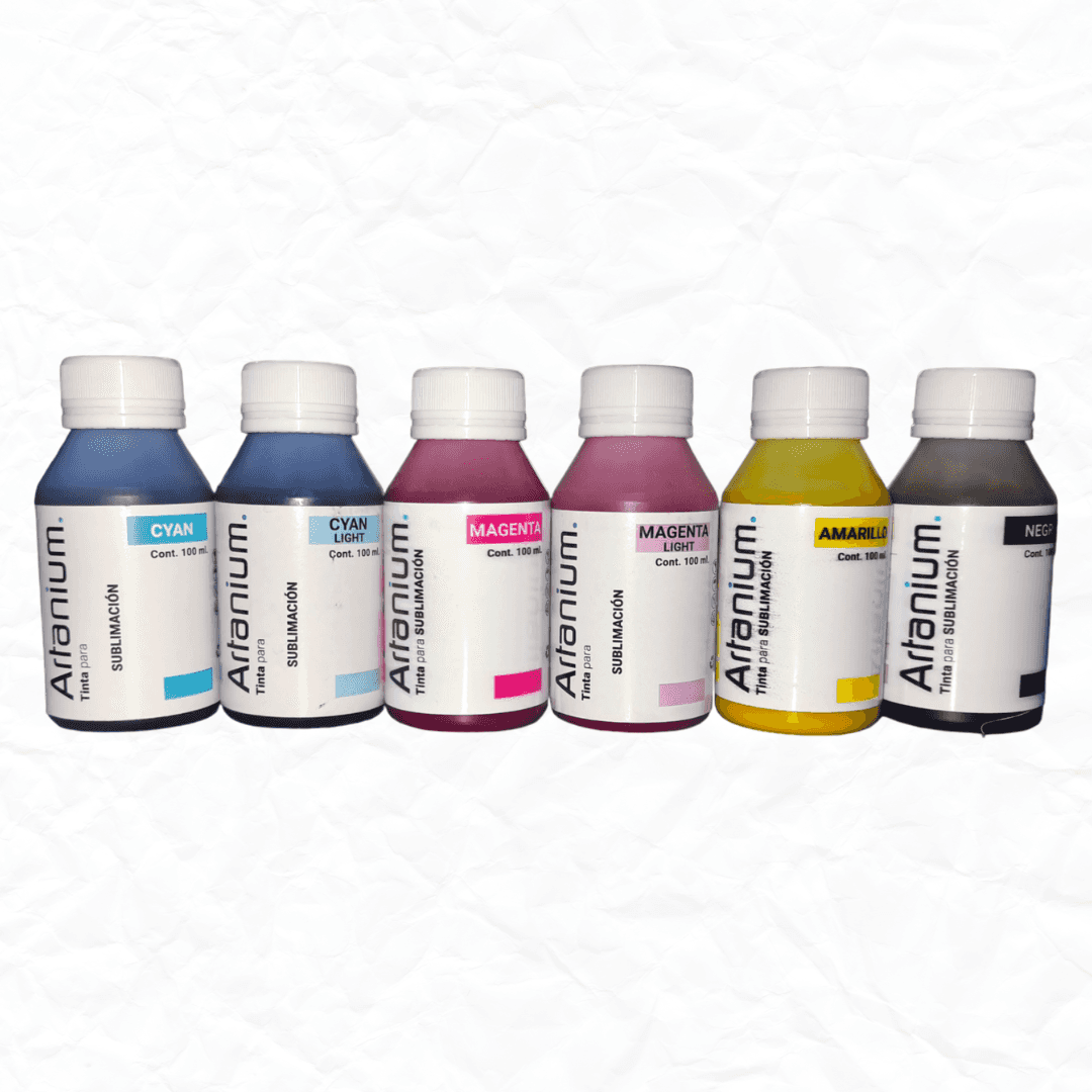 Tinta Sublimación Artanium OEM Para Impresoras Epson x 100cc