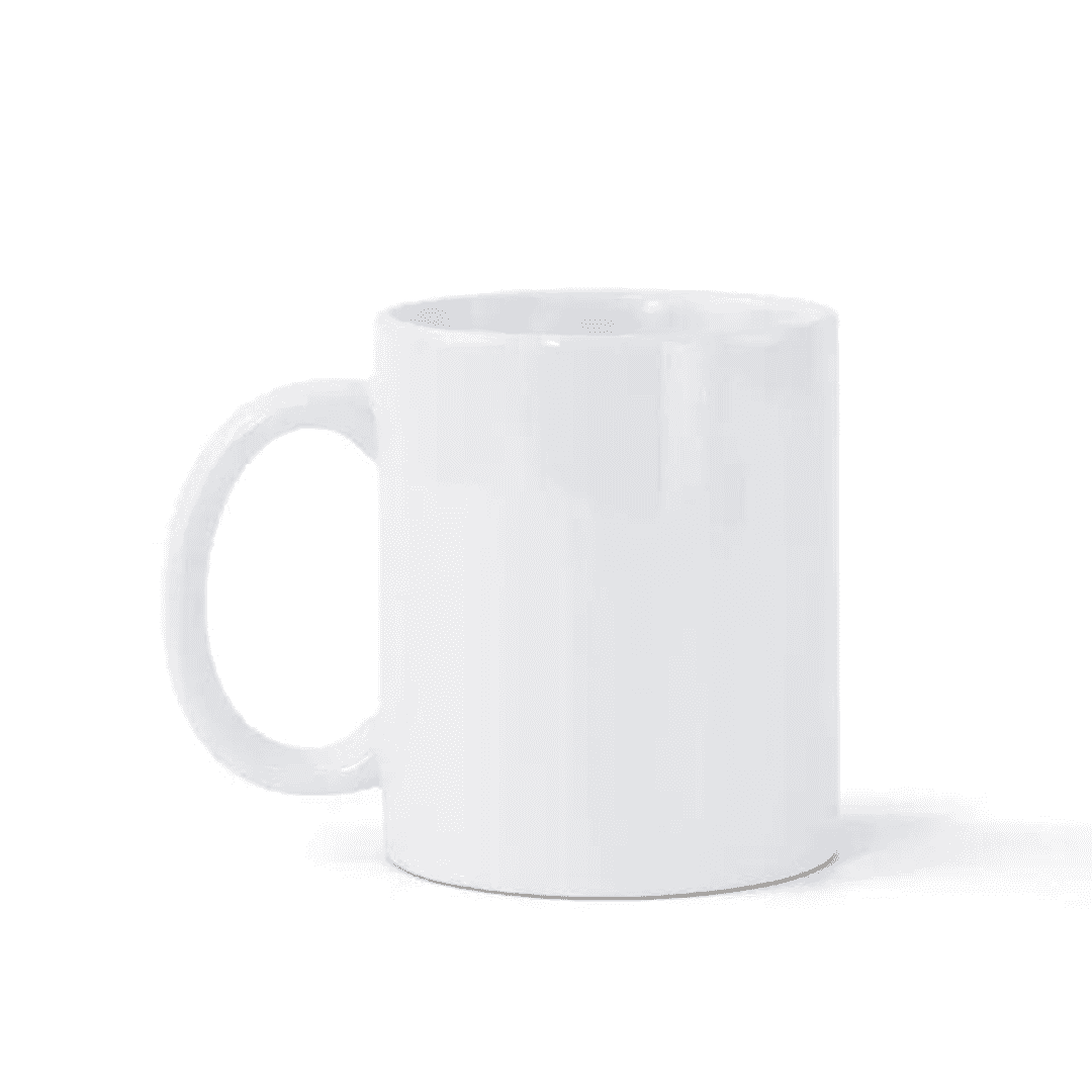 Taza Sublimable Importada de Cerámica Blanca.