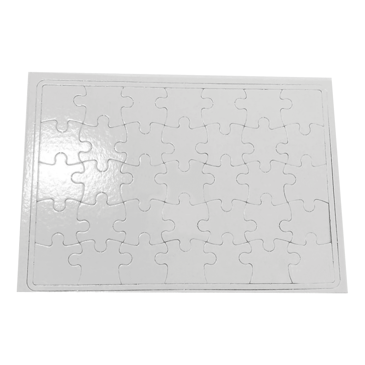 Rompecabezas sublimable de cartón 35 piezas blanco brillante