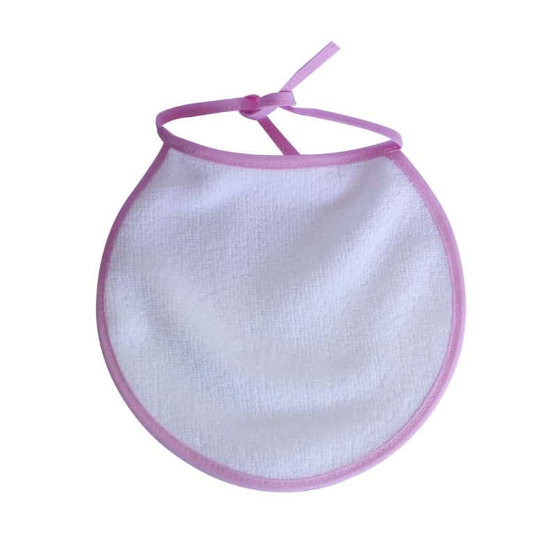 Babero Blanco con tiras (100% toalla)