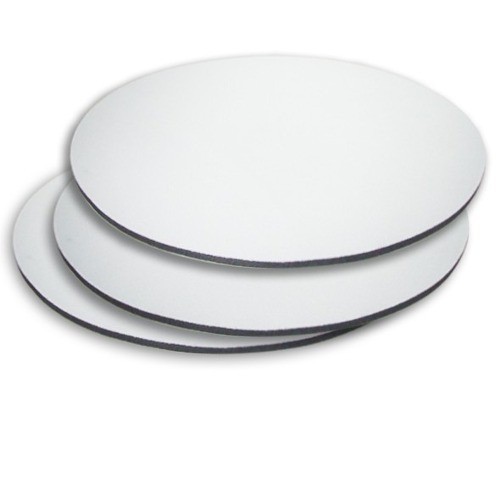 Mouse Pad Goma y Tela Circular 19 cm Diámetro