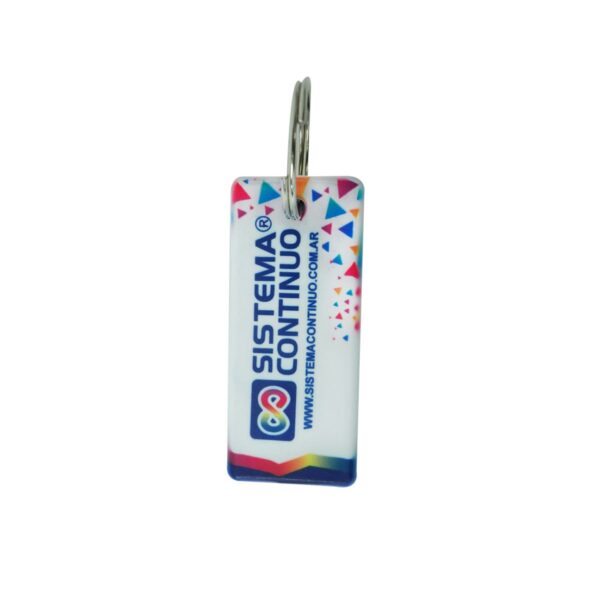 Llavero Plastico Rectangular