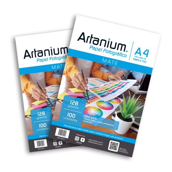 Papel Photo Matte 128gr A4 x100 Hojas