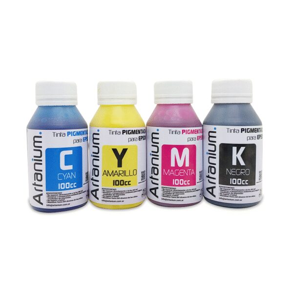 Tinta Pigmentada Artanium Para Impresoras Epson x 100cc