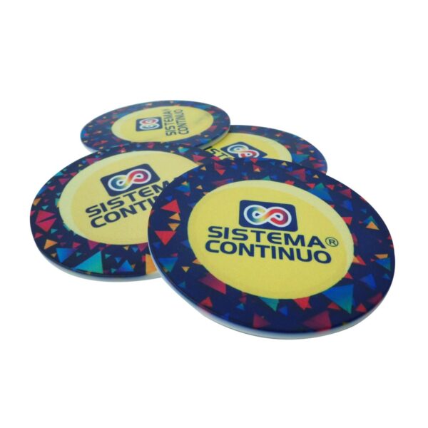 Posa Vaso Polimero Redondo