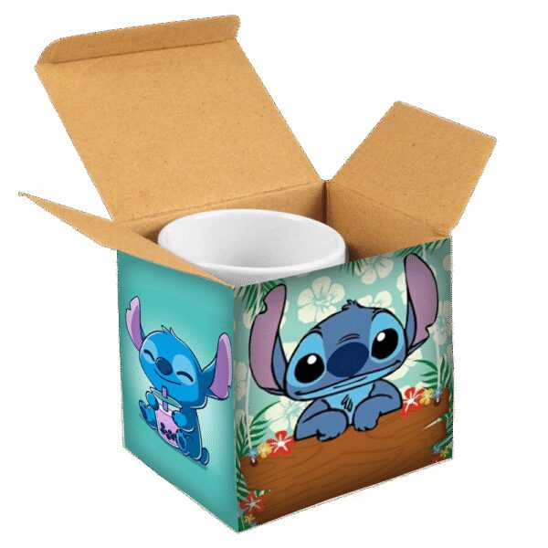Caja para tazas.sublimable de carton