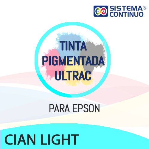 Tinta Pigmentada Ultrac Para Epson Cian light