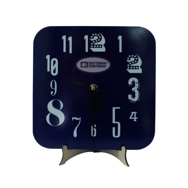 Reloj Cuadrado Sublimable De Madera Con Maquina