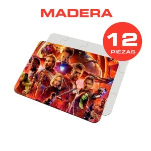 Rompecabezas Sublimable De Madera 6 Piezas