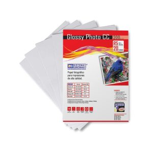 Papel Glossy Fotografico CC A4 200gr x20 Hojas