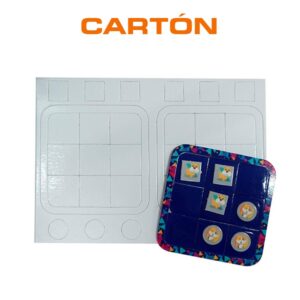 Tateti de Cartón Sublimable 6 Fichas