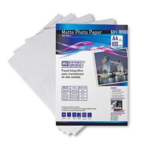 Papel Photo Matte 128gr A4 x100 Hojas