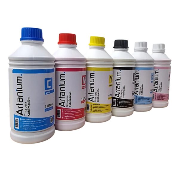 Tinta Sublimación Premium Artanium x 1 LITRO - Imagen 2