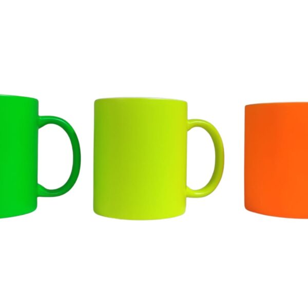 Taza Sublimable Importada Cerámica - FLUO
