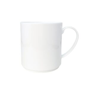 Taza Recta Apilable de Polimero SubliPol - Blanca