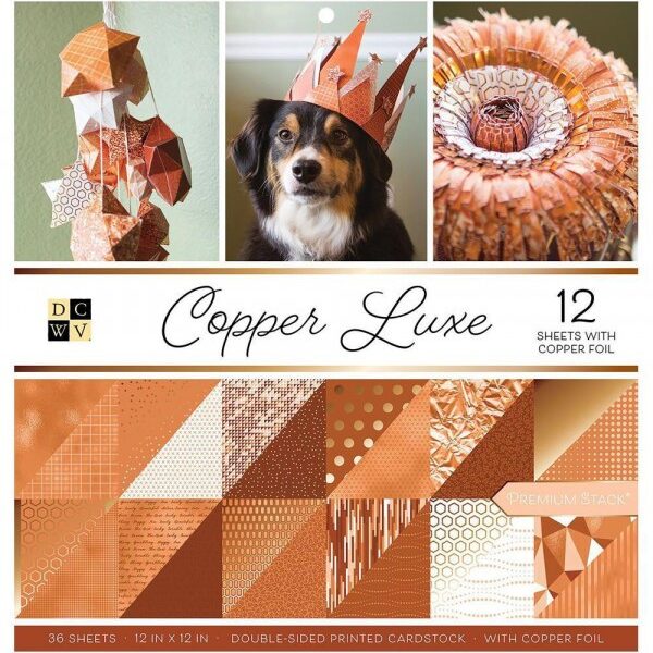 Block de cartulina “Cooper Luxe” de 30,5 x 30,5 cm DCWV