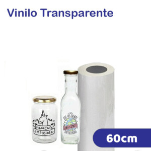 Vinilo Transparente Sublimable Rollo 60cm x metro