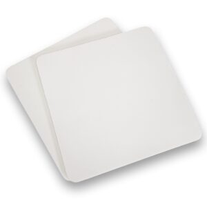 Mouse Pad Goma y Tela Rectangular 20 x 20 cm - BASE GRIS